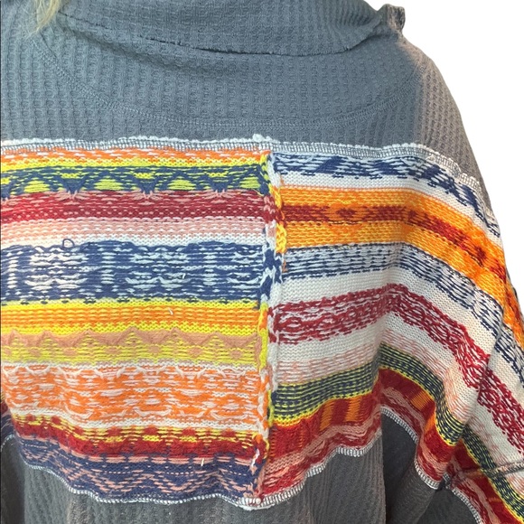 Free People Sweater. Boho. Medium. Super fun & Comfy with textured de… - Picture 2 of 4
